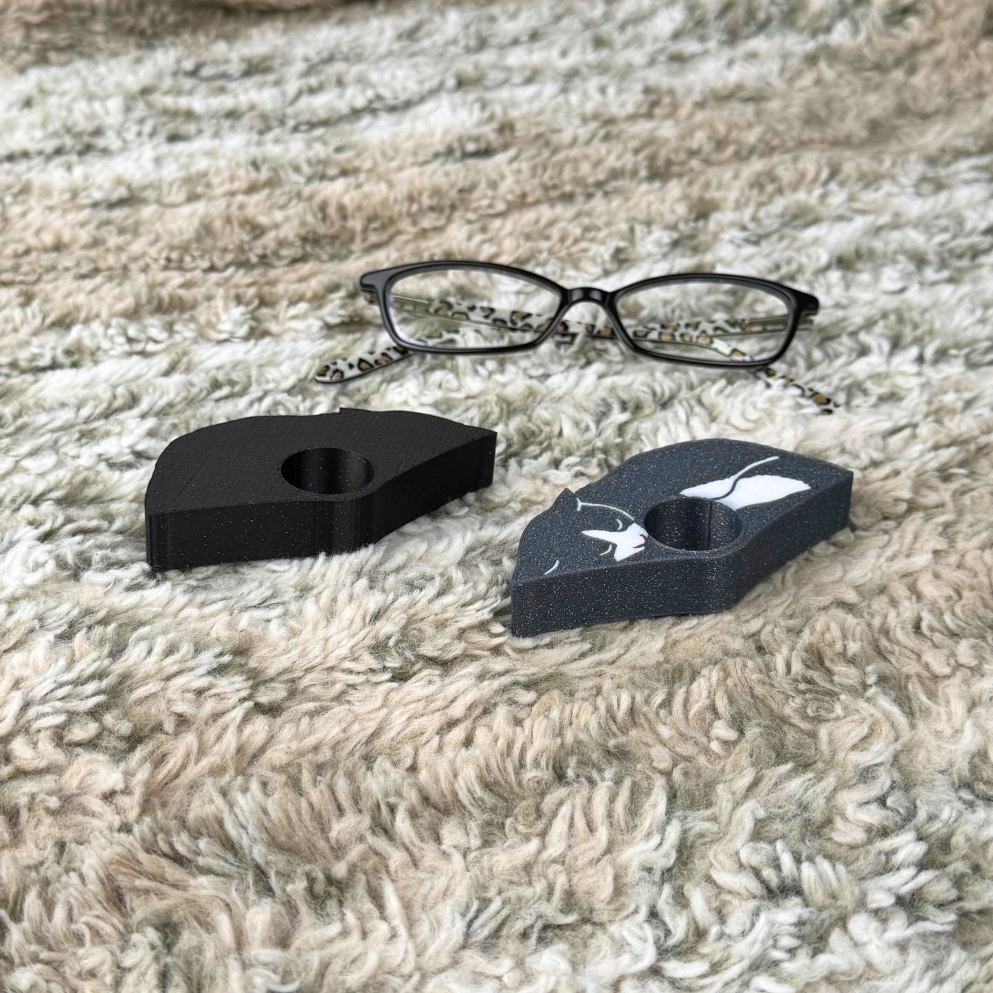 Custom Sleepy Cat Book Page Holder