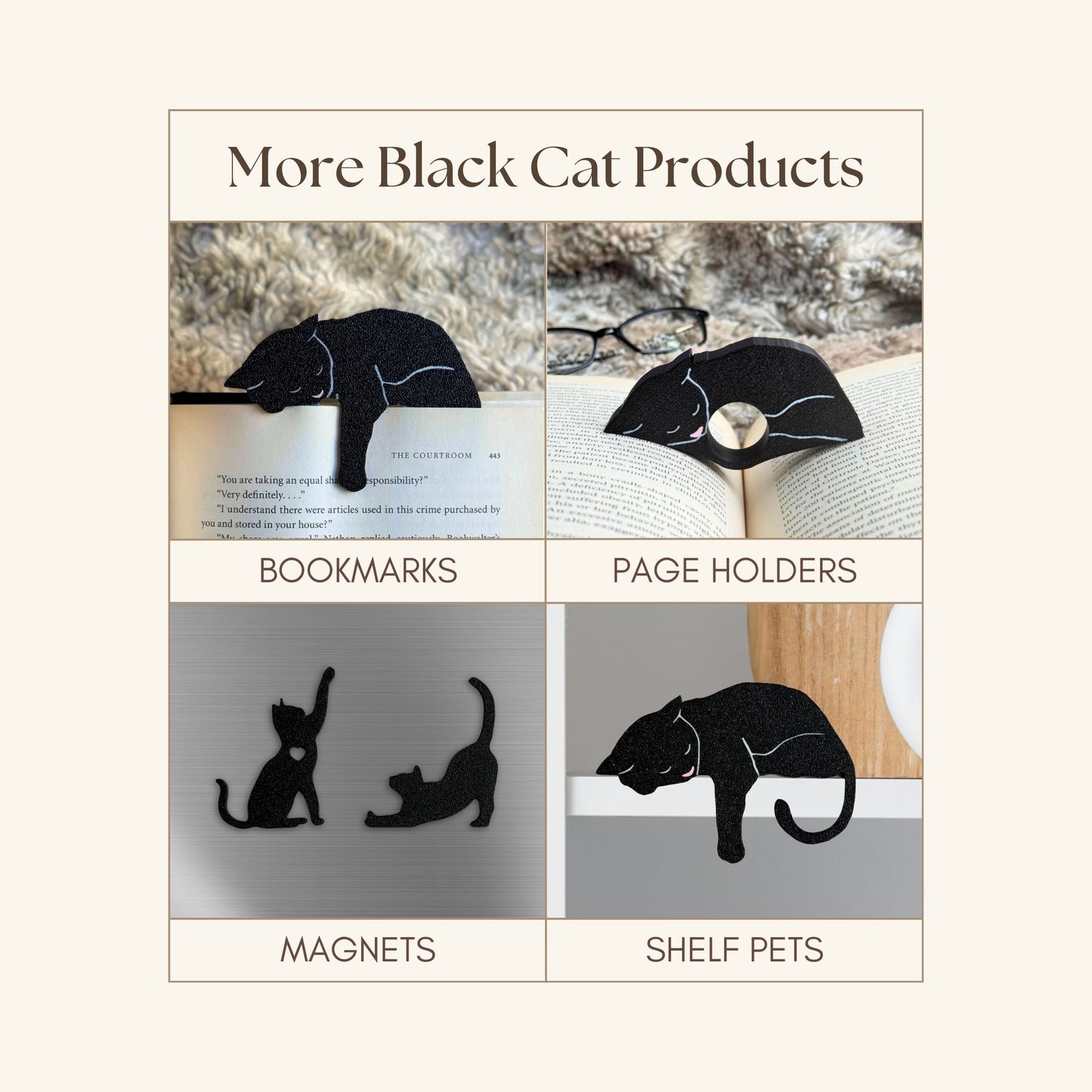 Black Cat Ornament | Cat Lover Christmas Gift