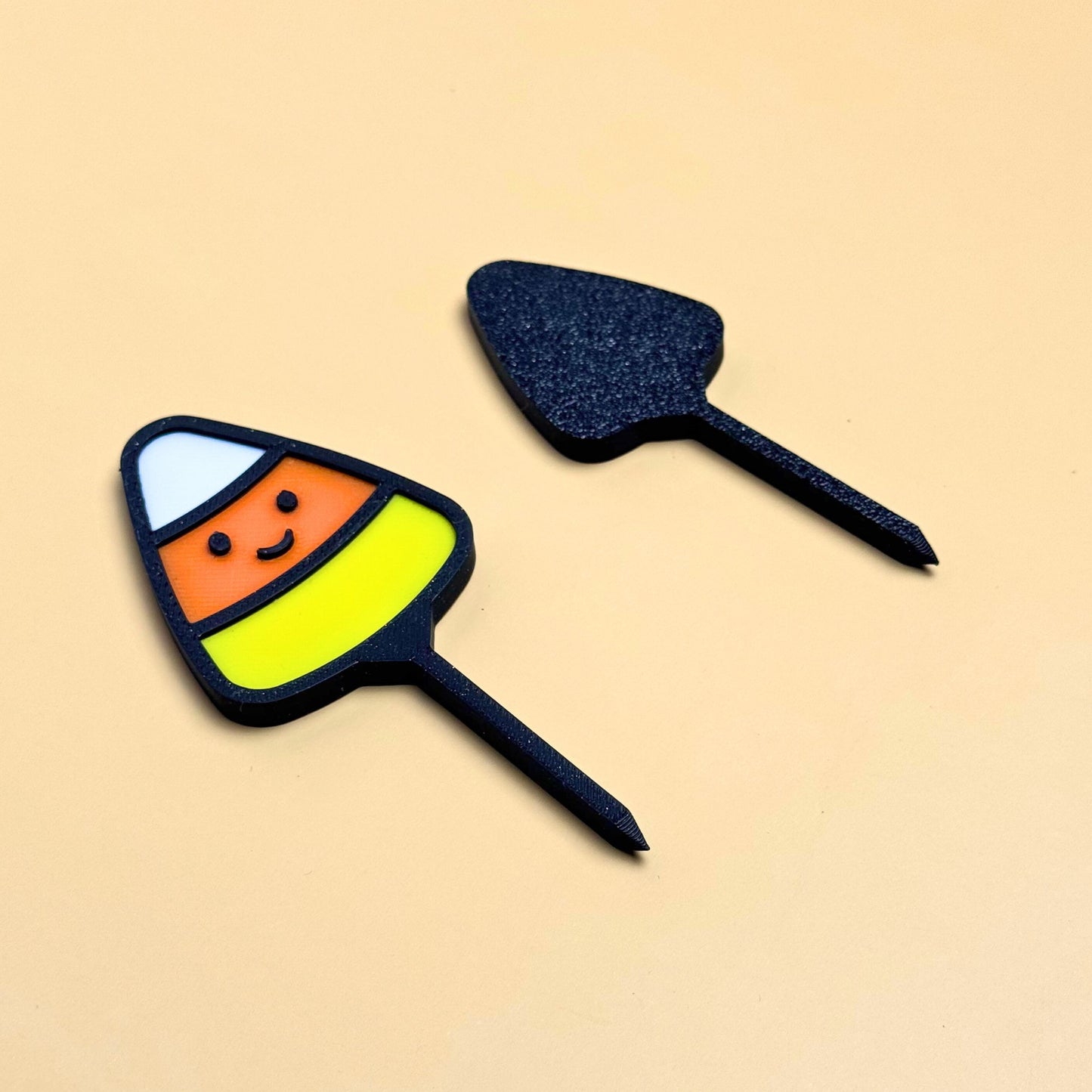 Candy Corn Plant Stake Set