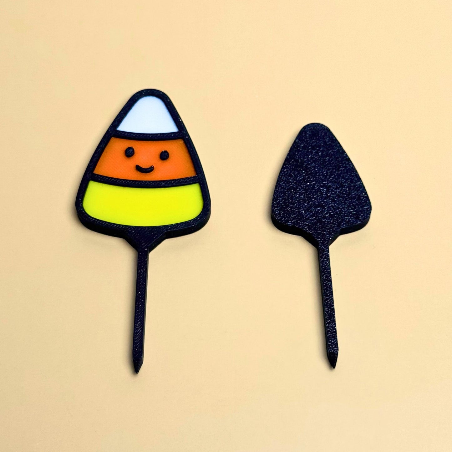 Candy Corn Plant Stake Set