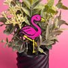 Fun Pink Flamingo Decorative Plant Stakes