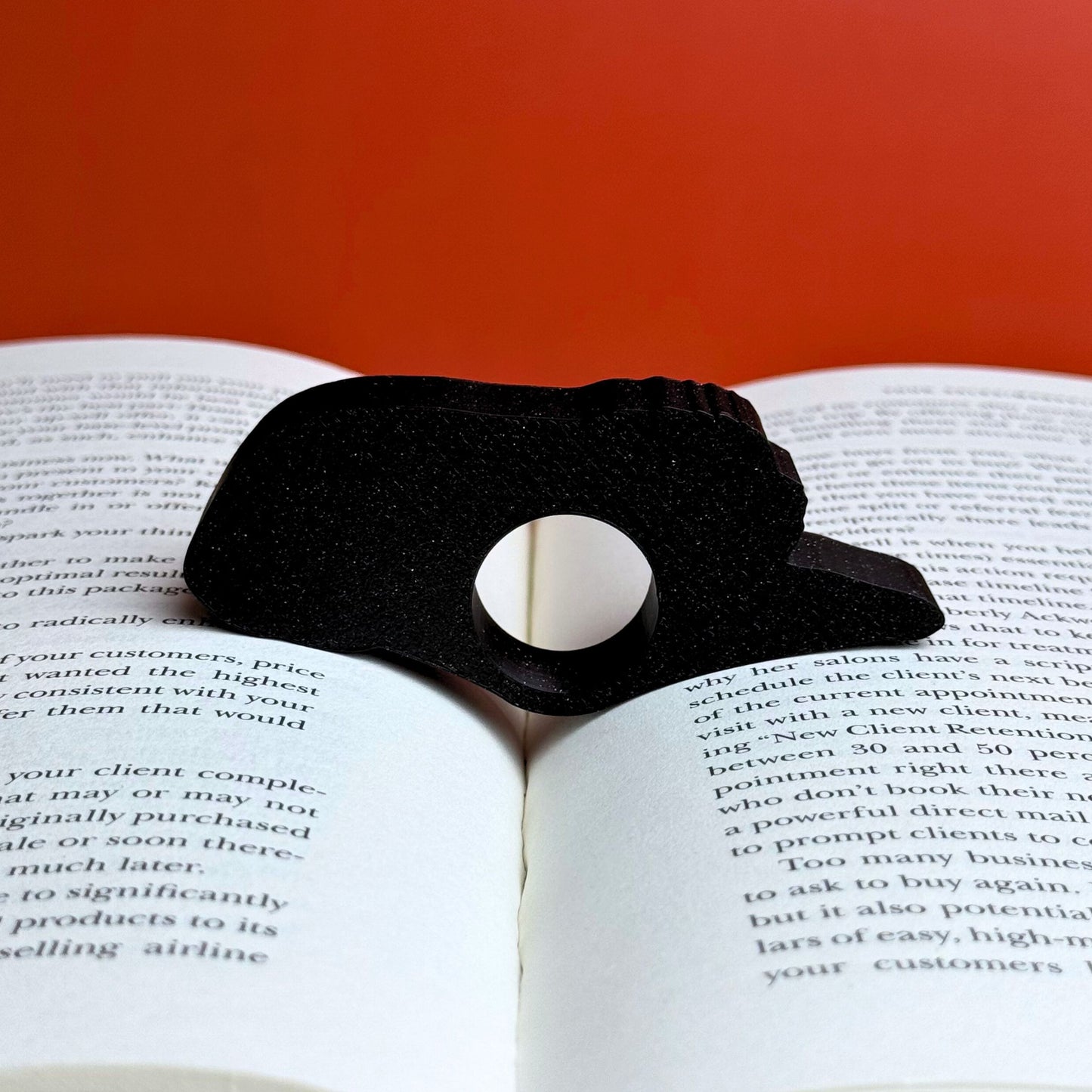 Adorable Golden Retriever Book Page Holder Ring