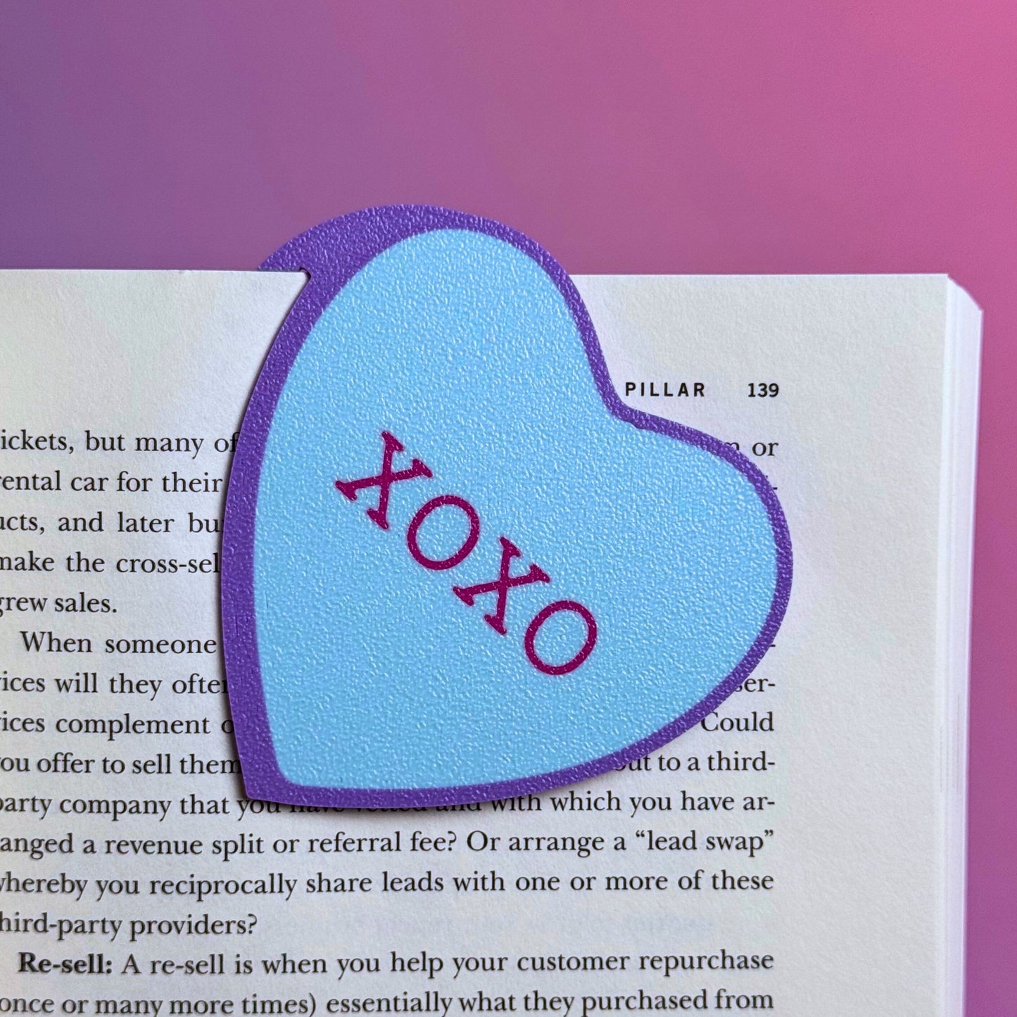 Valentine's Day Sweet Heart Bookmarks - Set of 3