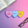 Valentine's Day Sweet Heart Bookmarks - Set of 3