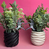 Skeleton Bone Heart Hands Plant Stakes for Houseplants
