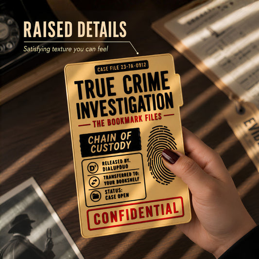 True Crime Bookmark Set | Magnetic Case Reader Gift