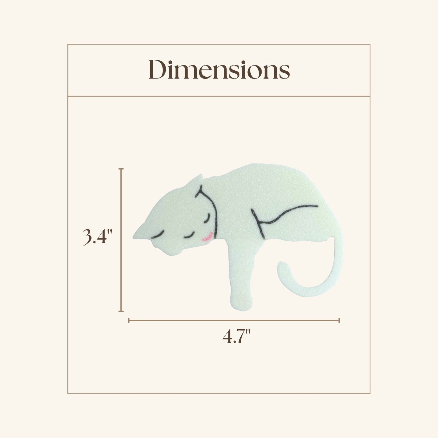 White Cat Shelf Pet - Cat Theme Home Decor