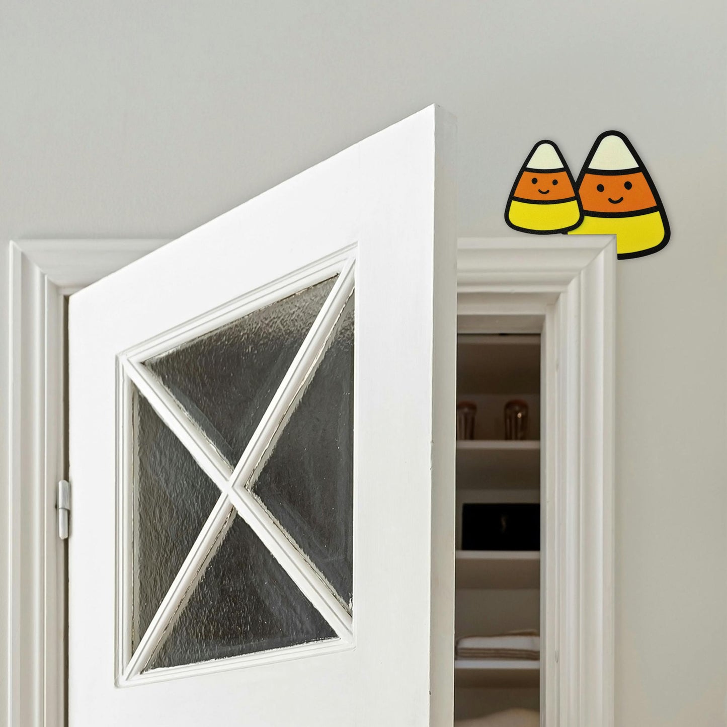 Candy Corn Door Corner Sign
