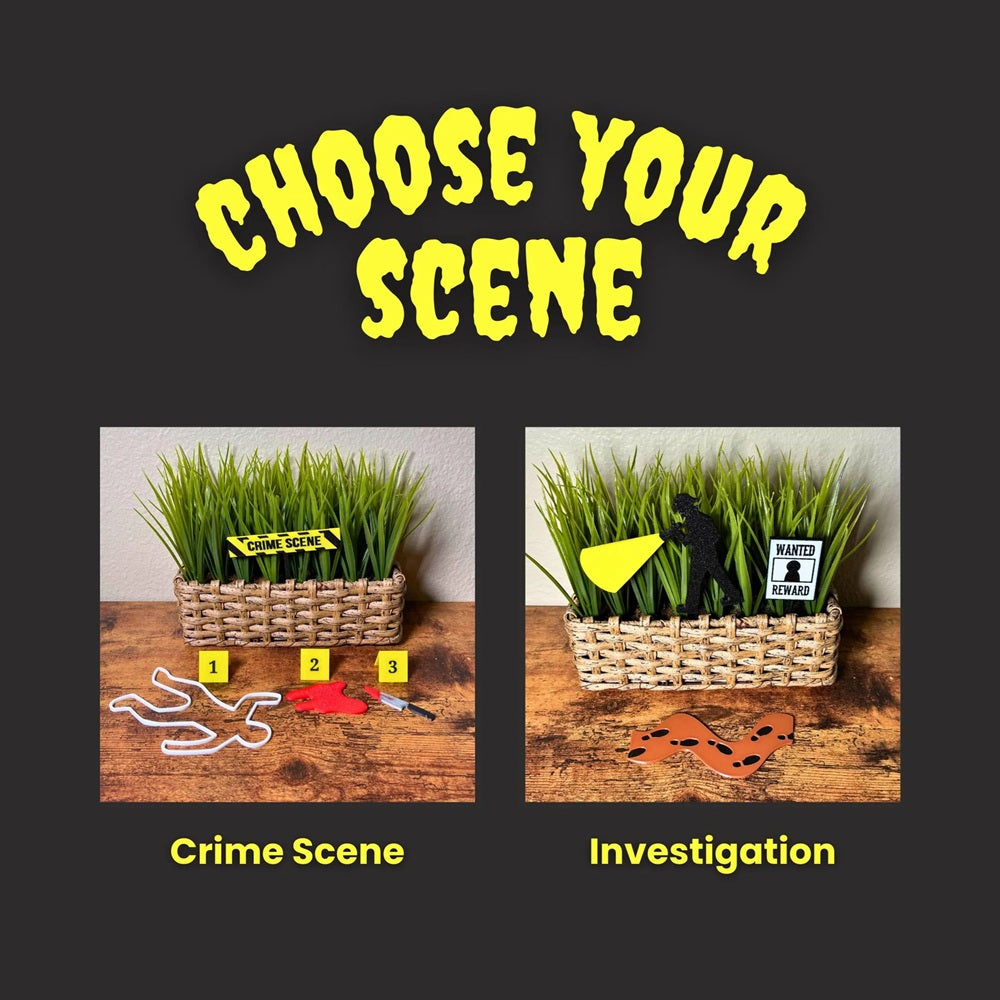 Choose your scene, crime scene or investigation pack