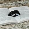 Adorable Tuxedo Cat Book Page Holder Ring