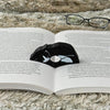 Adorable Tuxedo Cat Book Page Holder Ring