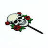 Gothic Skull & Rose Decorative Plant Stakes
