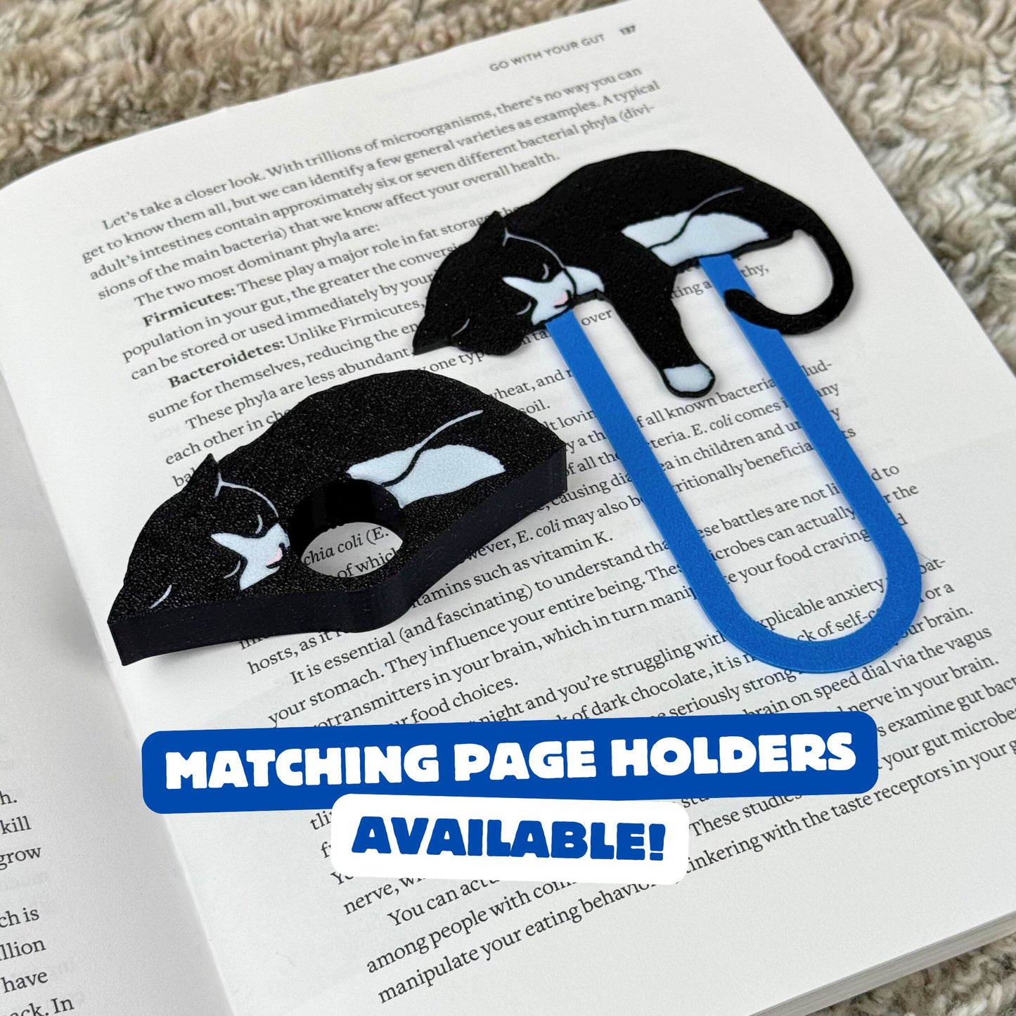 Custom Sleepy Cat Bookmark – The Purrfect Gift for Cat Parents