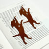 Dog Hanging by Paw Fun Bookmark with Cute Toe Beans