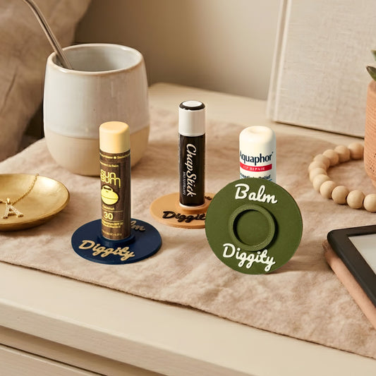 Balm Diggity Lip Balm Stand | Funny Desk Gift