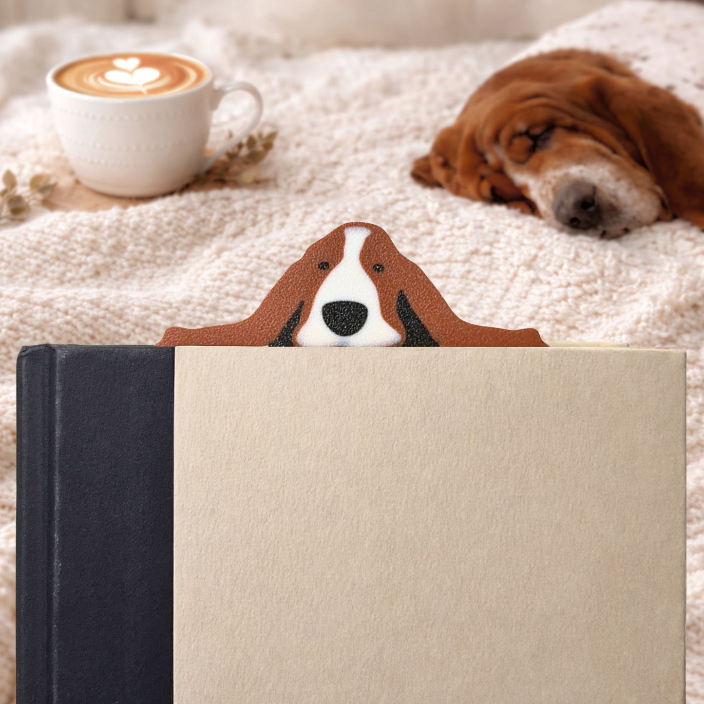Basset Hound Bookmark | Dog Lover Reader Gift