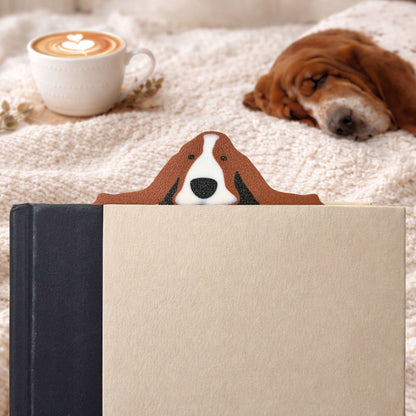 Basset Hound Bookmark | Dog Lover Reader Gift
