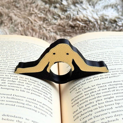 Basset Hound Dog Book Page Holder Ring