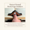 Basset Hound Dog Book Page Holder Ring