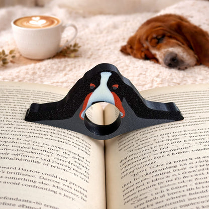 Basset Hound Book Page Holder | Dog Reader Gift