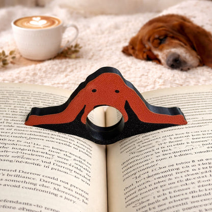 Basset Hound Book Page Holder | Dog Reader Gift