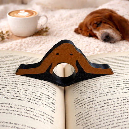 Basset Hound Book Page Holder | Dog Reader Gift