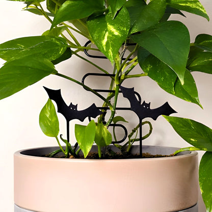 Flying Bat Plant Stakes | Halloween Houseplant Decor