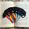 Adorable Sleepy Black Cat Bookmark - Flexible Paperclip Design