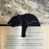 Adorable Sleepy Black Cat Bookmark - Flexible Paperclip Design