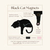 Black Cat Fridge Magnets