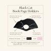 Adorable Black Cat Book Page Holder Ring