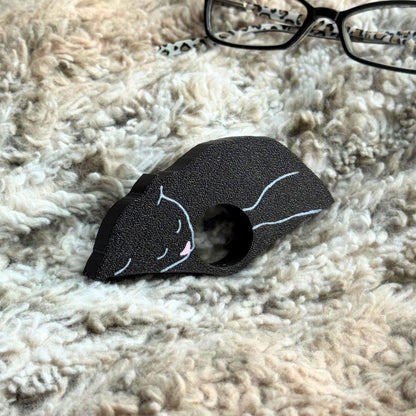 Adorable Black Cat Book Page Holder Ring