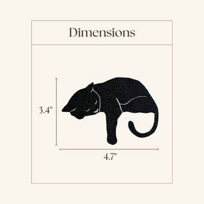 Black Cat Shelf Pet - Cat Theme Home Decor