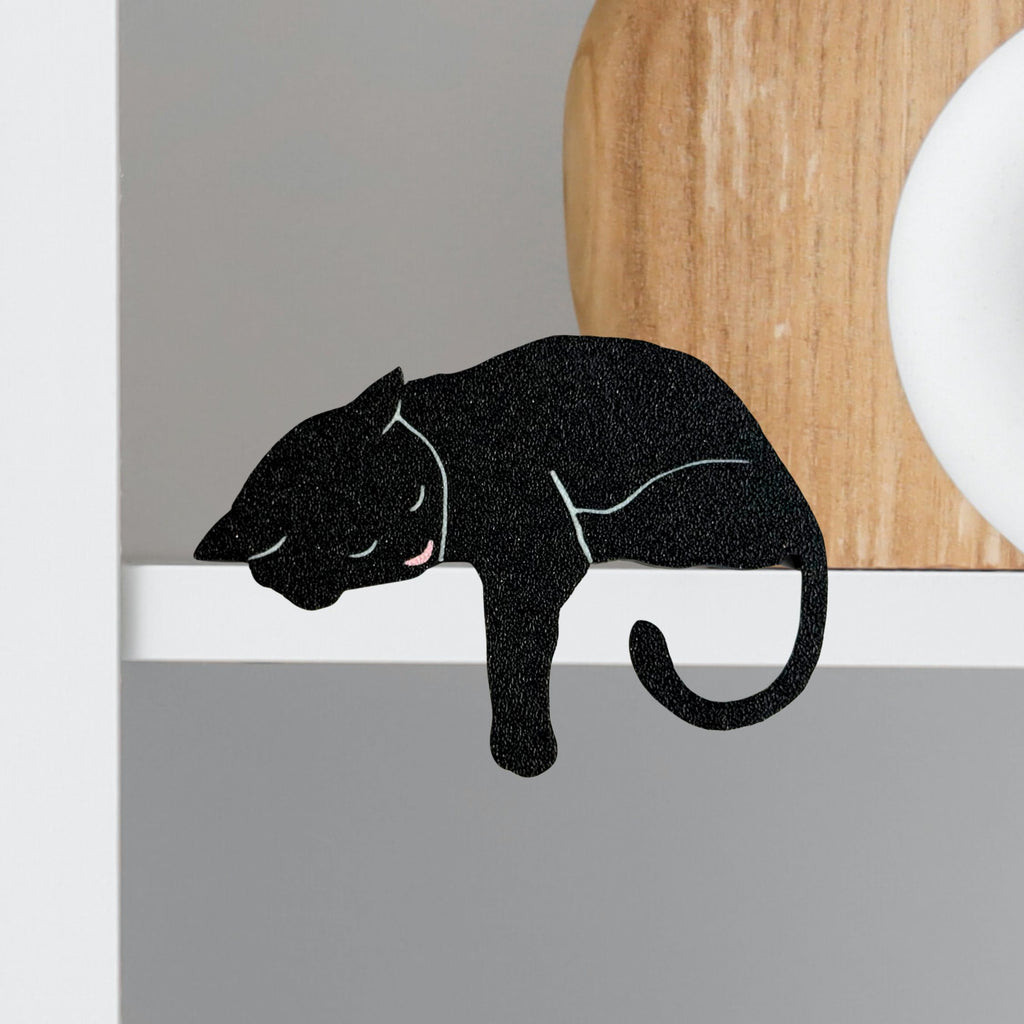 Black Cat Shelf Pet - Cat Theme Home Decor
