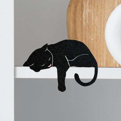 Black Cat Shelf Pet - Cat Theme Home Decor