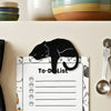 Black Cat Fridge Magnets | Cat Kitchen & Office Decor