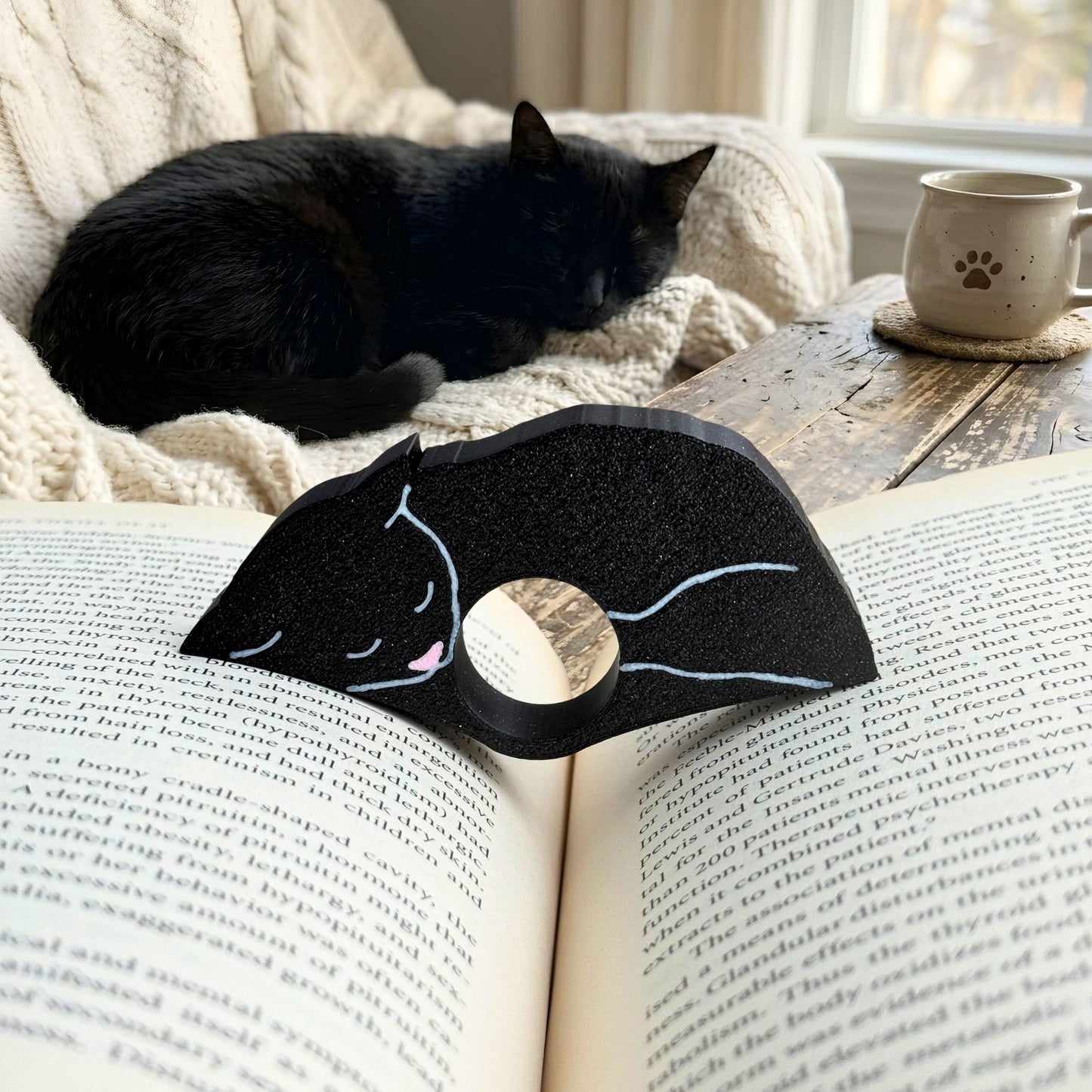 Black Cat Page Holder | Book Lover Reading Gift