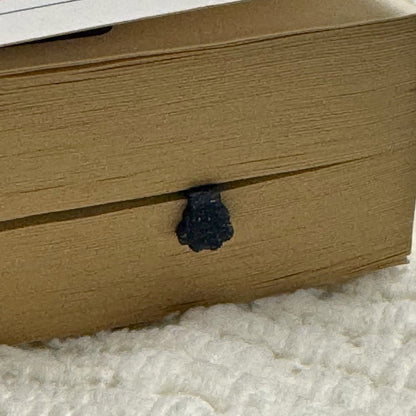 Cat Hanging by Paw Fun Bookmark with Cute Toe Beans