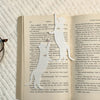 Cat Hanging by Paw Fun Bookmark with Cute Toe Beans