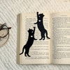 Cat Hanging by Paw Fun Bookmark with Cute Toe Beans