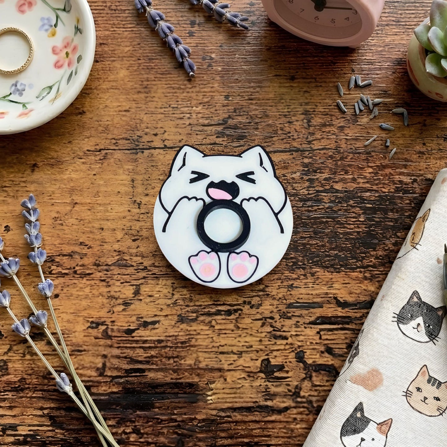 Chonk Cat Lip Balm Stand | Cat Parent Desk Gift