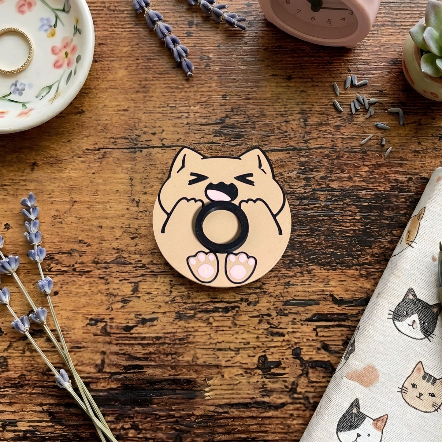 Chonk Cat Lip Balm Stand | Cat Parent Desk Gift