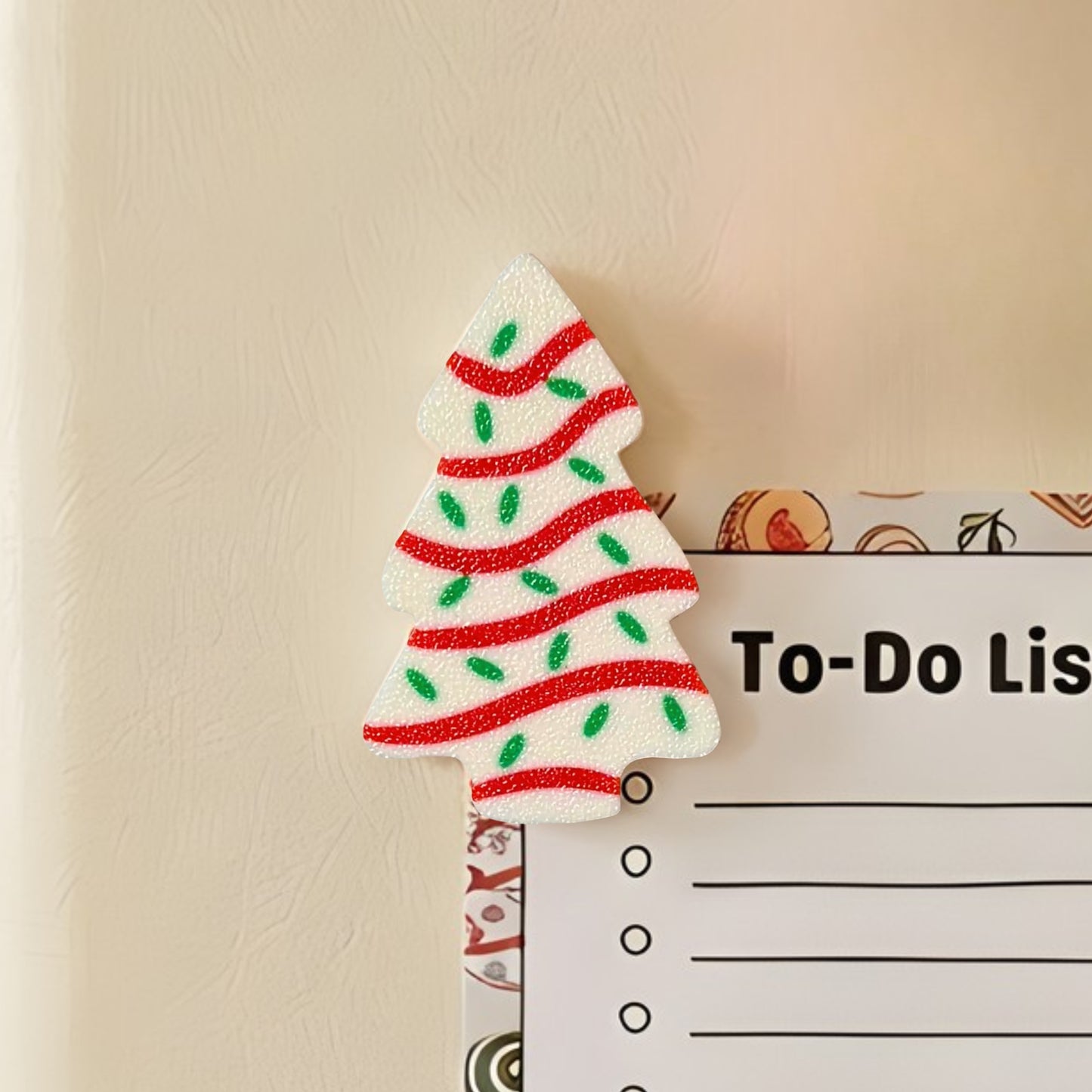 Christmas Tree Fridge Magnets | Holiday Kitchen Decor