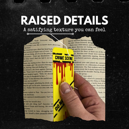 True Crime Bookmark Set | Murder Mystery Reader Gift