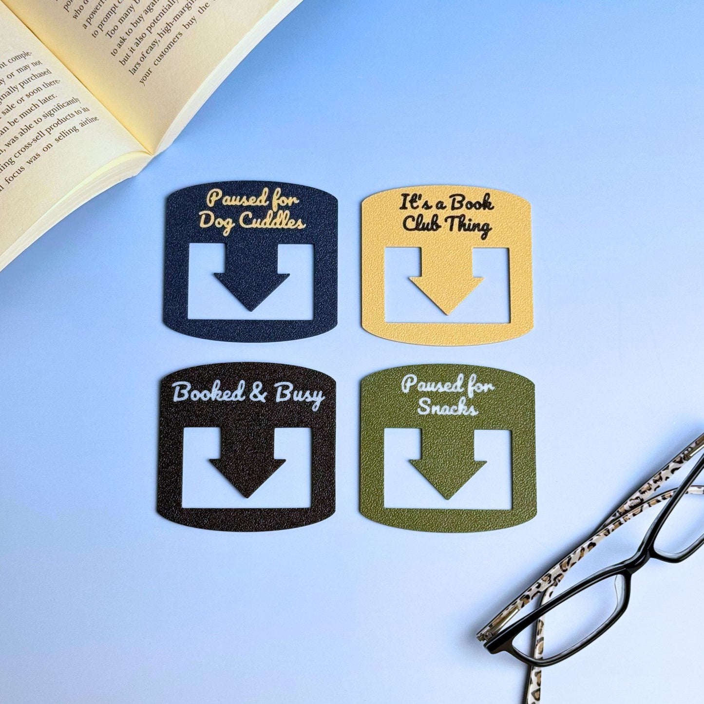 Custom Bookmark Spot Keepers – Flexible Paperclip Design