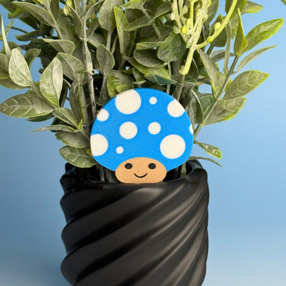 Mushroom Plant Stakes for Houseplants - Plant Decor for the Home & Office