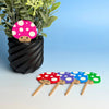 Mushroom Plant Stakes for Houseplants - Plant Decor for the Home & Office