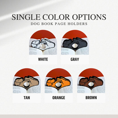 Adorable Dachshund or Beagle Dog Book Page Holder Ring