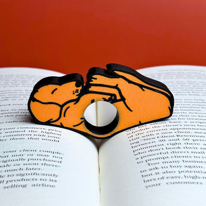 Adorable Dachshund or Beagle Dog Book Page Holder Ring