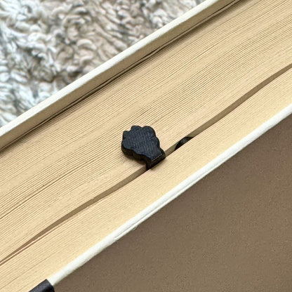 Dog Hanging by Paw Fun Bookmark with Cute Toe Beans